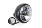 Preview: LED headlight Pecos 5 3/4 inch black matt, side mounting