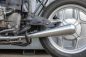 Preview: BMW R65 R80 R100 Monolever stainless steel 2-1 exhaust system below lying for original manifold with E test mark