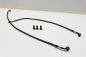 Preview: Brake line kit Stahlflex total length 655 mm black including 3x banjo bolt M10x1