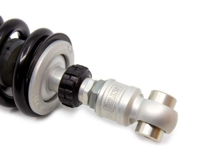 Öhlins STX46 Silber/Black Länge 374mm +11/-1, Zugstufe & Federvorspannung hyd. einstellbar
