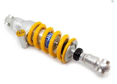 Öhlins STX46 Silber/Gelb Länge 368mm +11/-1, Zugstufe & Federvorspannung hyd. einstellbar