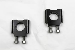 BMW R100 handlebar clamps