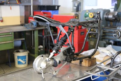 Motorcycle restoration