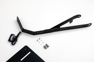 BMW K100 K1100 Paralever Kennzeichenträger mittig am Kardan