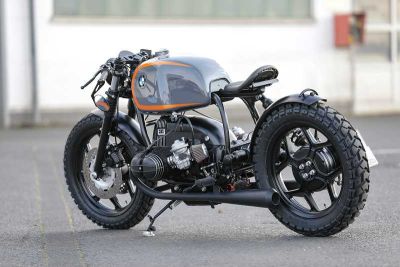 BMW Bobber SE Concept Bike Racer Edition gray orange #3