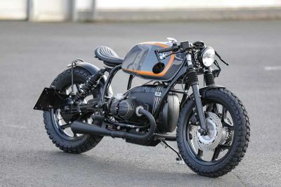 BMW Bobber SE Concept Bike Racer Edition gray orange #3