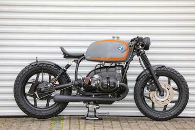 BMW Bobber SE Concept Bike Racer Edition gray orange