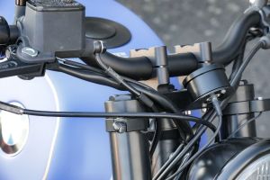 SE Stahlflex Bremsleitung f. originale Gabeln + mittelhoher Lenker (SE 22mm; 28,6mm)