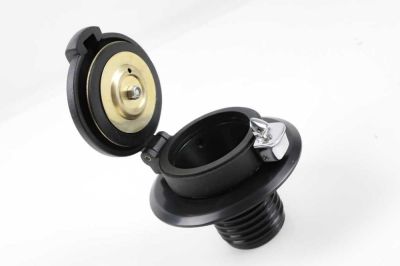 Tank cap Monza with adapter for BMW 2-valve models in black