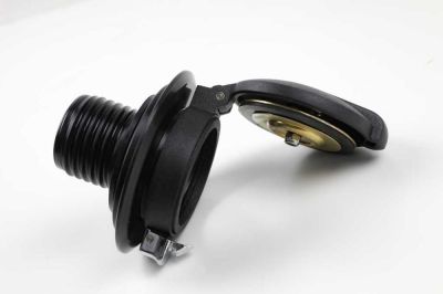 Tank cap Monza with adapter for BMW 2-valve models in black
