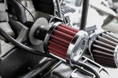 BMW R45 R65 R80 R80 R100 Kit engine housing ventilation filter+holder
