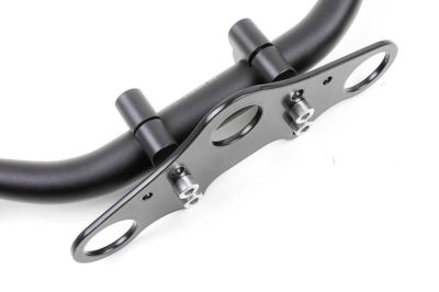 BMW R80 R100 Monolever handlebar brackets 28,6mm for original triple clamps with TÃœV certificate