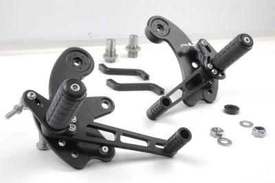 SE Fußrasten-Komplettanlage für BMW R65 R80 R100 Monolever