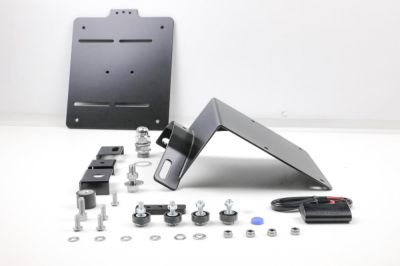 BMW R65 R80 R100 Monolver Twinshock license plate holder at the side with TÃœV certificate