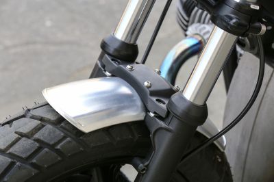 Aluminium Frontfender universal Länge 380mm, Breite 114mm