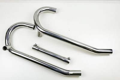 BMW R60 R75 R80 R90 R100 Twinshock Krümmer 38mm mit Interferenzrohr