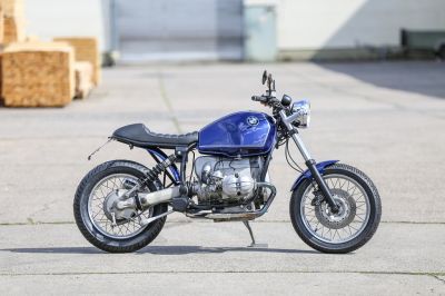 BMW R100 R Cafe Racer Umbau blue