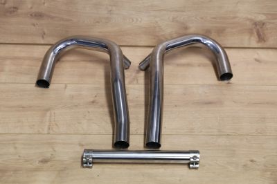 BMW R80 R100 Monolver with oil cooler stainless steel manifold with interference tube