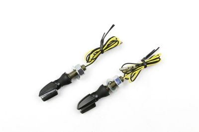 Preview: Motorrad Blinker LED schwarz