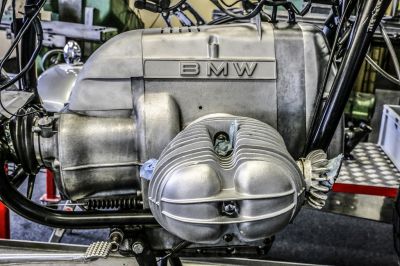 BMW R65 R80 R100 Aluguss Motorhaube kurz