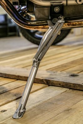 Seitenständer aus Edelstahl für BMW Paralever Modelle