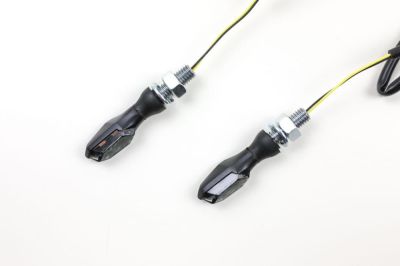 LED Blinker Sonic getöntes Glas schwarz