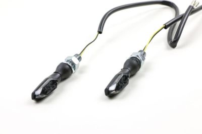LED Blinker Sonic getöntes Glas schwarz