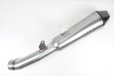 BMW R nineT 14-20 exhaust Arrow X-Kone Slip on with ABE deep mounting