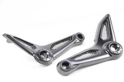 Powder coating of the two frame triangles (pair) in black for R nineT