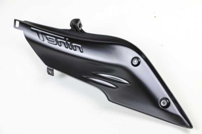 Powder coating of the cover of the air duct in black for RnineT