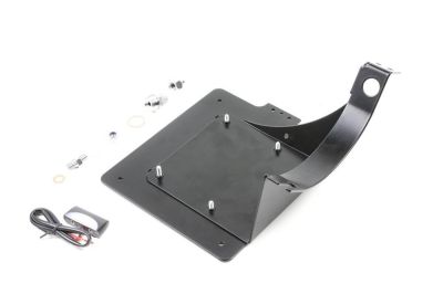 BMW R65 R80 R100 Monolver Twinshock license plate holder at the side with TÃœV certificate