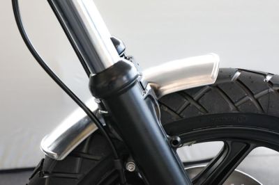 BMW mudgard for mounting under fork stabilizer, length 280mm, width 114mm