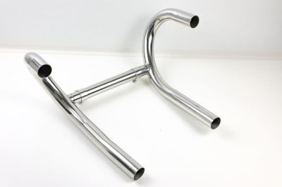 BMW R80 R100 Monolver without oil cooler stainless steel manifold with interference tube
