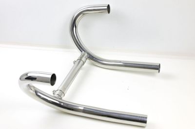 BMW R80 R100 Monolver without oil cooler stainless steel manifold with interference tube