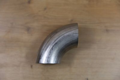 Edelstahl Rohrbogen 38 x 35mm 90° r=45mm