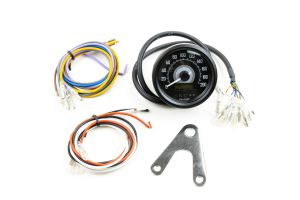 Daytona Velona 60 Speedometer 200 km/h, black