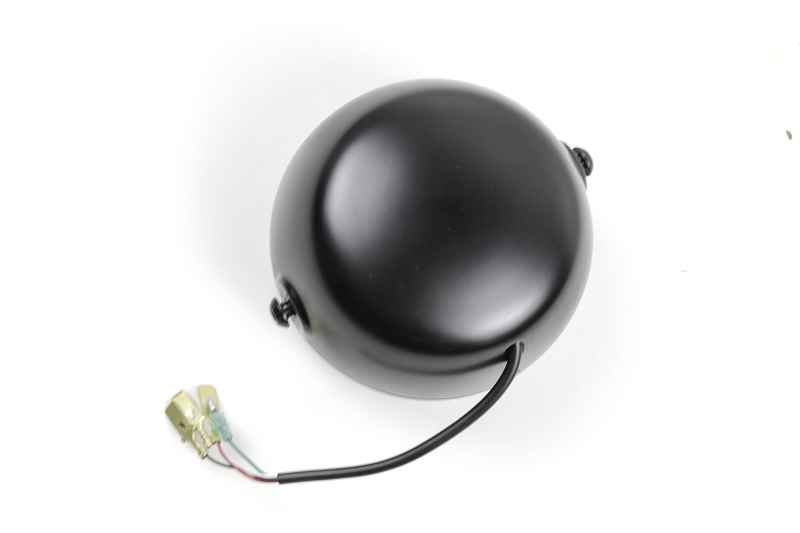 LED headlight Daytona 4 3/4 inch black matt, side mounting