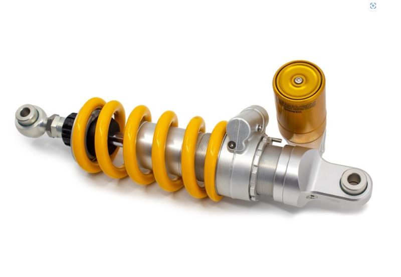 Öhlins STX46 silber/gelb Länge 368mm +7/-5, Zugstufe & Druckstufe & Federvorspannung hydr. einstellbar