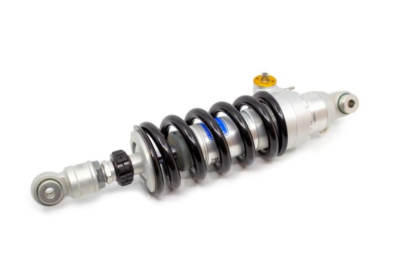 Öhlins STX46 Silber/Black Länge 374mm +11/-1, Zugstufe & Federvorspannung hyd. einstellbar