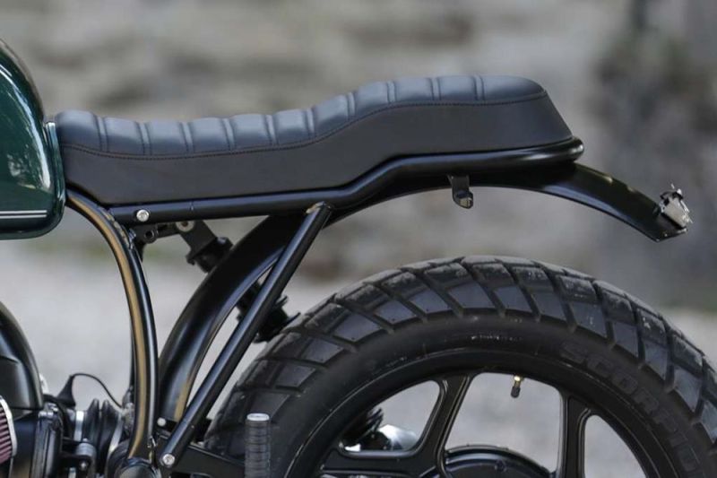 BMW R45 R65 R80 R100 Monolever Heckumbau Kit mit Stufe für 2-Personenbetrieb mit TÜV Gutachten