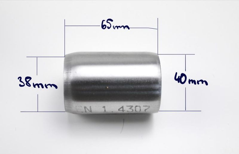 BMW R45 R65 R80 R100 stainless steel rear silencer