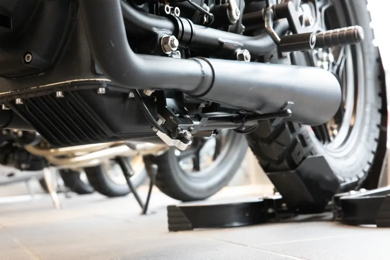 SE Side stand all BMW 2-Valve - manual folding with ignition interrupter switch