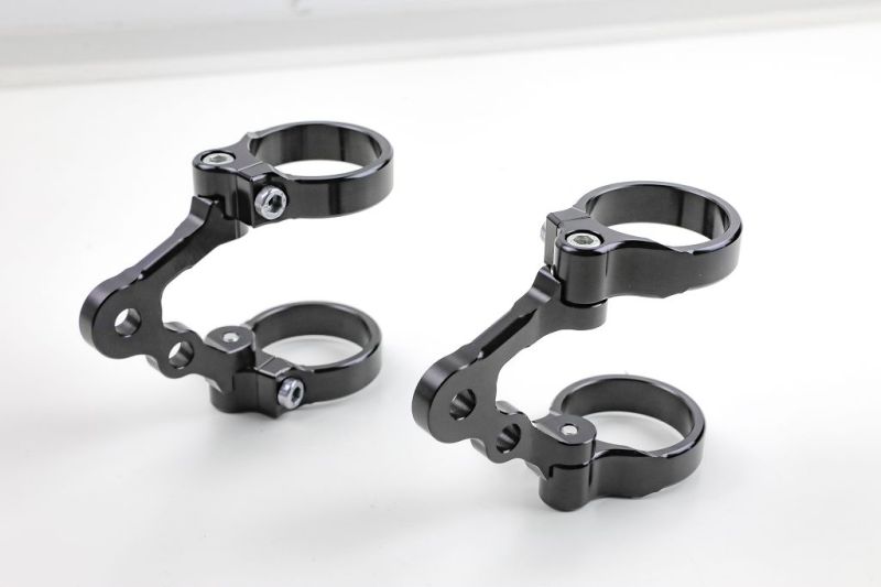 Lampenhalter CNC gefräst für 41mm Standrohrdurchmesser