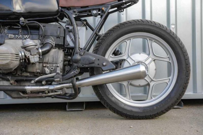 BMW R65 R80 R100 Monolever 2-1 Auspuffanlage fÃ¼r originale Halterung mit ABE