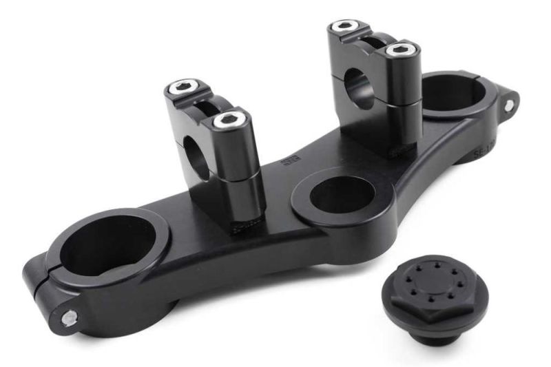 BMW R80R R100R Paralever SE triple clamp 41mm for tube handlebars with TÜV certificate