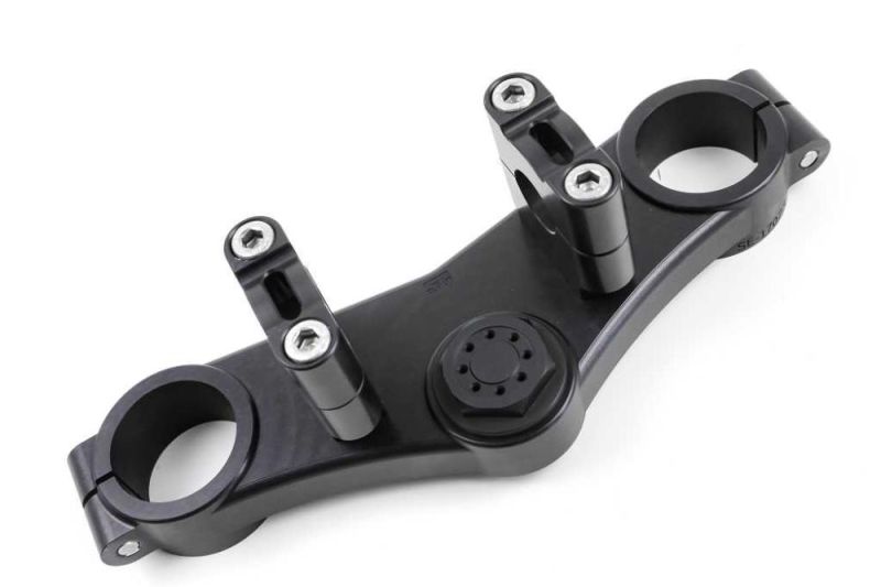BMW R80R R100R Paralever SE triple clamp 41mm for tube handlebars with TÜV certificate