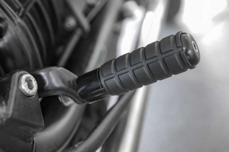 SE rigid rider footrests aluminium for BMW 2-valves