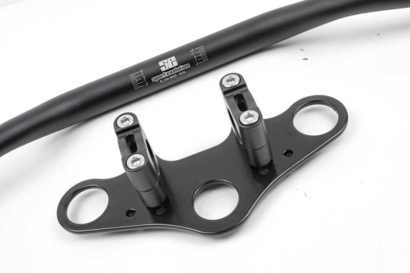 BMW R80 R100 Monolever handlebar brackets 28,6mm for original triple clamps with TÃœV certificate