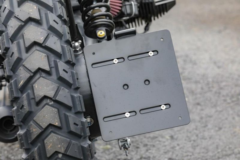 BMW Monolever Bobber Mudguard + license plate holder conversion