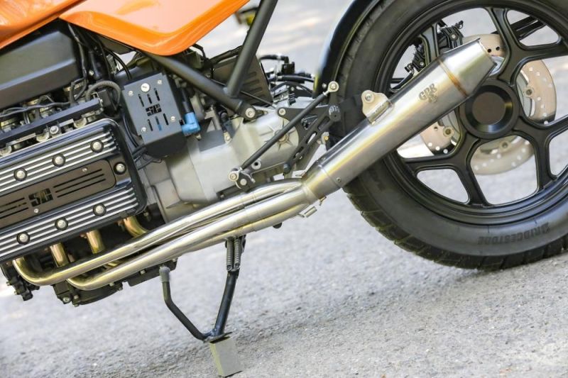 BMW K100 Slipon Auspuffanlage mit ABE